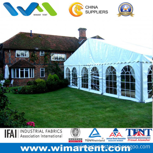 15mx15m White Aluminum PVC Garden Tent